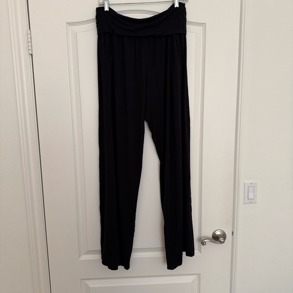 Athleta Studio Wide Leg Pants in Large (Tall); Black - Picture 2 of 4